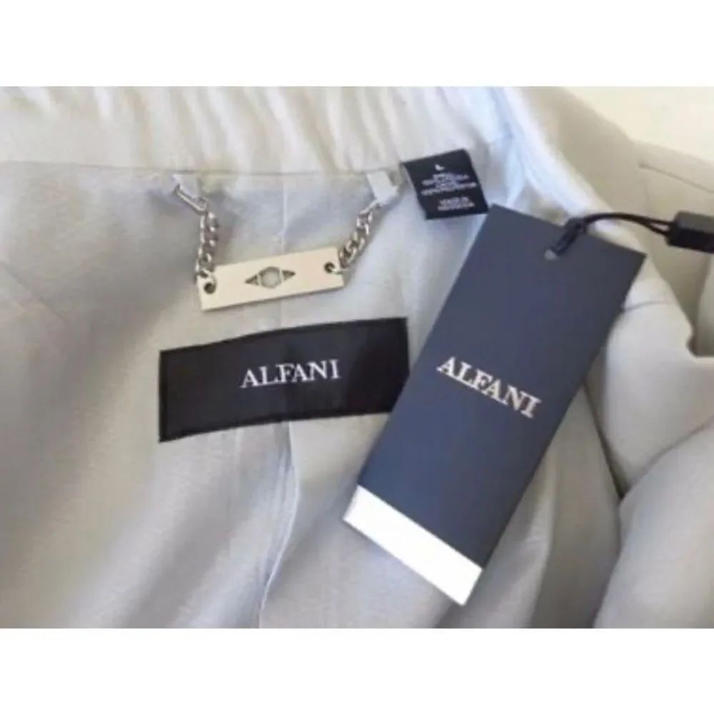 NWT Gorgeous $171.00 Retail ALFANI Grey XL Men Capsule Twill Sport Coat Jacket - Picture 8 of 16